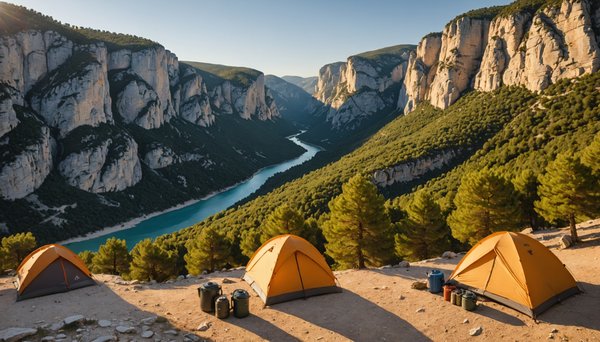 Votre Guide Ultime pour Choisir le Meilleur Camping dans les Gorges du Verdon